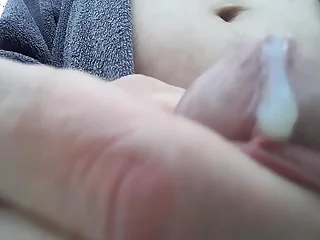 gran703591&period;&period; at the crack morning wank in dressy frock