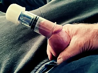 Nipple Clit Pump exceeding My Mushroom Head Cock - May 2024 Gain - Fleshlightman1000