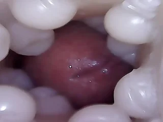 Compilation of closeup Fleshlight cumshots