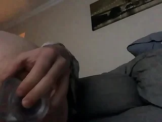 Gay Twink uses tight hole